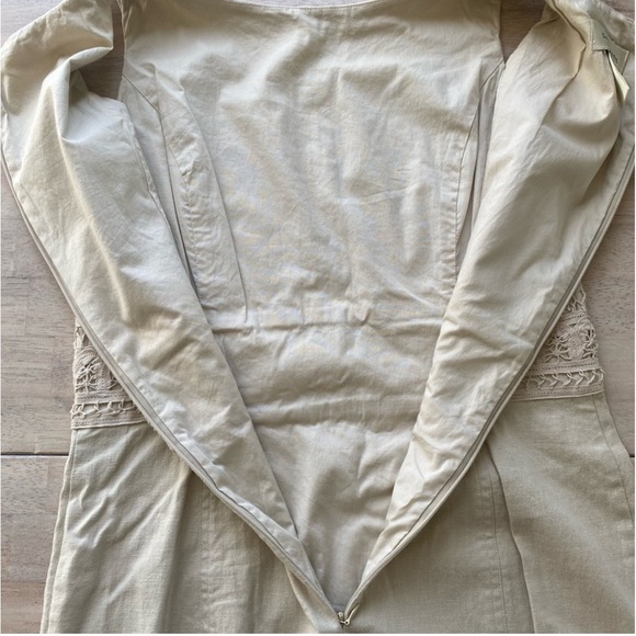 SUSAN BRISTOL-Linen Blend Dress Size 4 - Picture 3 of 7